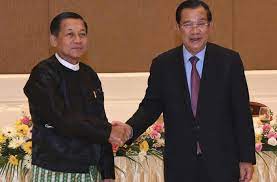 La visita del premier birmano in Cambogia