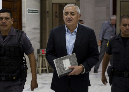 In Guatemala condanna dell’ex presidente