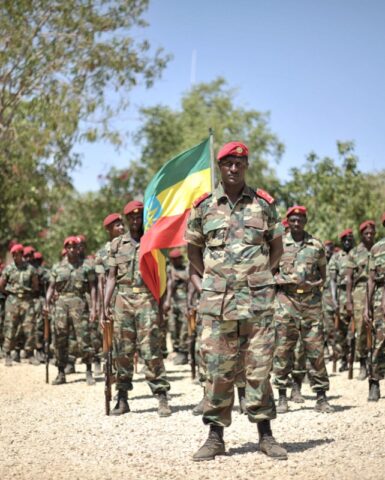 I soldati nel Tigrè, in Etiopia